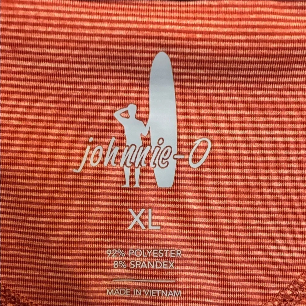 Johnnie-O Burnt Rust 1/4 zip